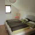 Blick ins große Schlafzimmer des Ferienhauses
